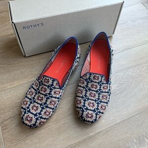 Rothy's Sapphire Mosaic Loafers in Size 9.5